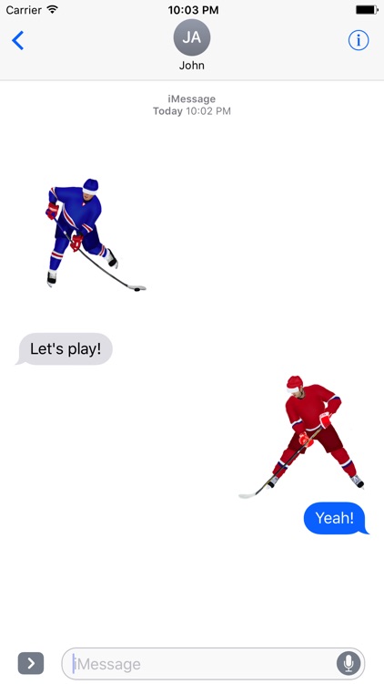 Hockey! Stickers by Elena Lukianenko