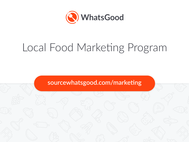 Local Food Marketing App