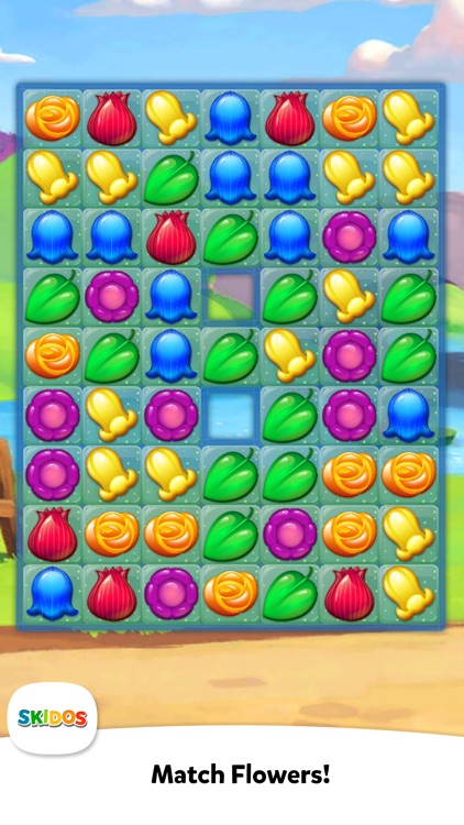 Flower Match 3 Cool Math Games screenshot-4
