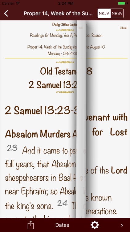 Daily Office Lectionary