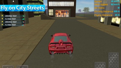 Flying Sports Car Driver screenshot 2