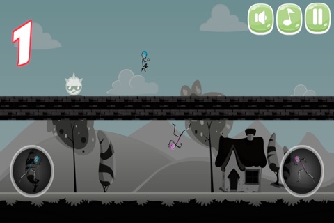 Super Stickman Brothers Duel Jump screenshot 2