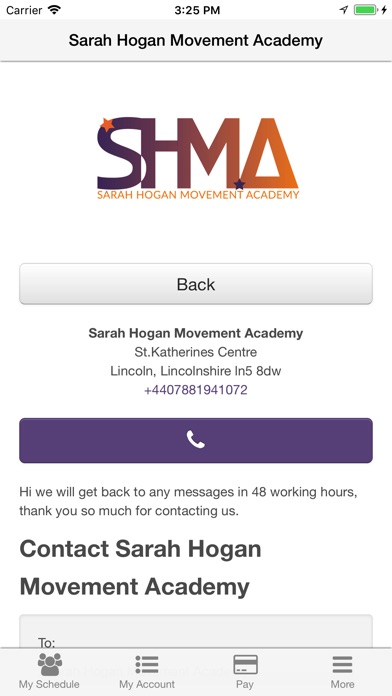 Sarah Hogan Movement Academy screenshot 3