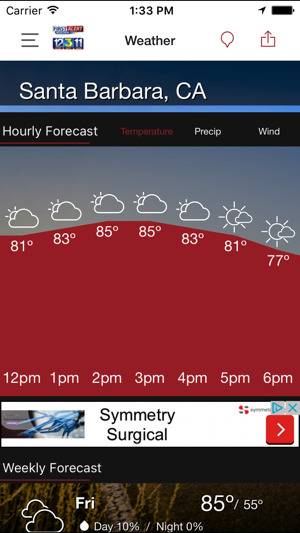 KEYT-KCOY-KKFX First Alert Wx(圖5)-速報App