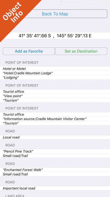 Cradle Mountain-Lake St Clair NP GPS outdoor map screenshot-3