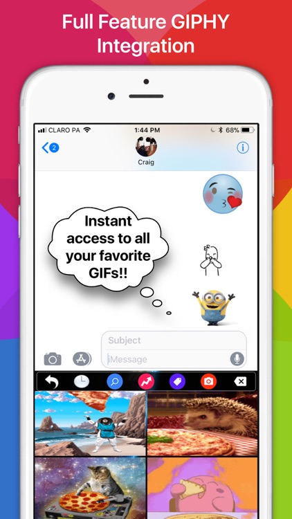NoVu: GIF Keyboard Background screenshot-3