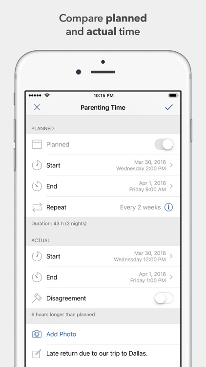 Alimentor - Child Custody Log