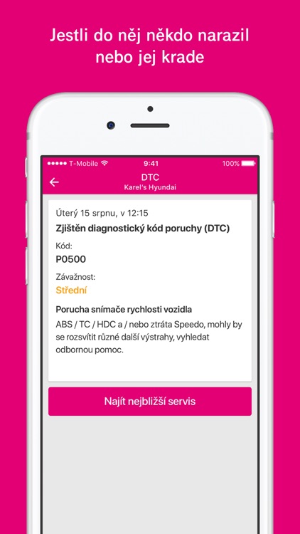 Chytré auto for T-Mobile