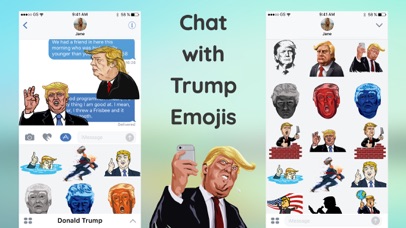 Animated Donald Trump GIF Emo screenshot 2