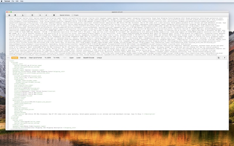 Textlab review screenshots