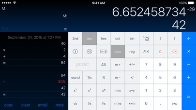 PCalc RPN Calculator Screenshot 2