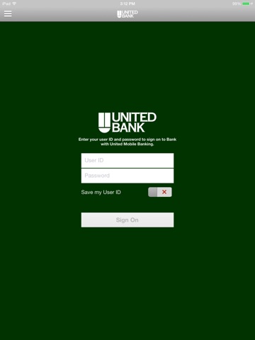 Bank With United for iPad screenshot 2