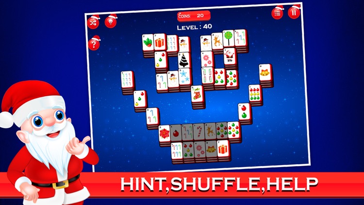 Mahjong Deluxe - Christmas Fun screenshot-4