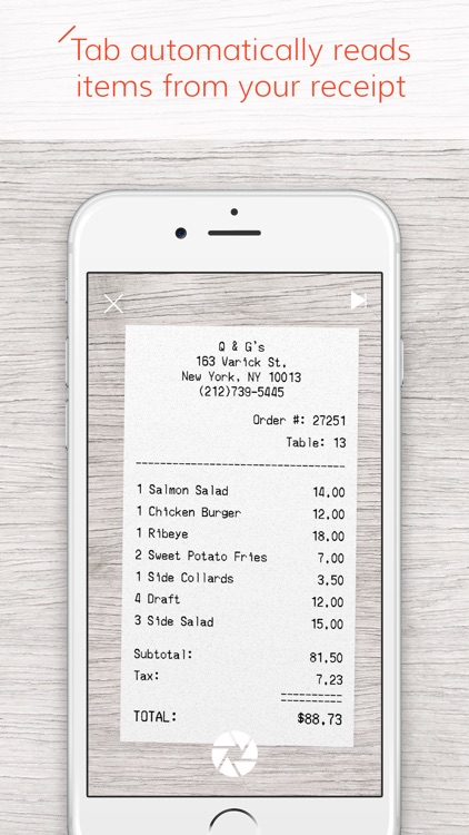 Tab - The simple bill splitter
