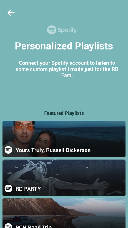 Russell Dickerson's: RD app