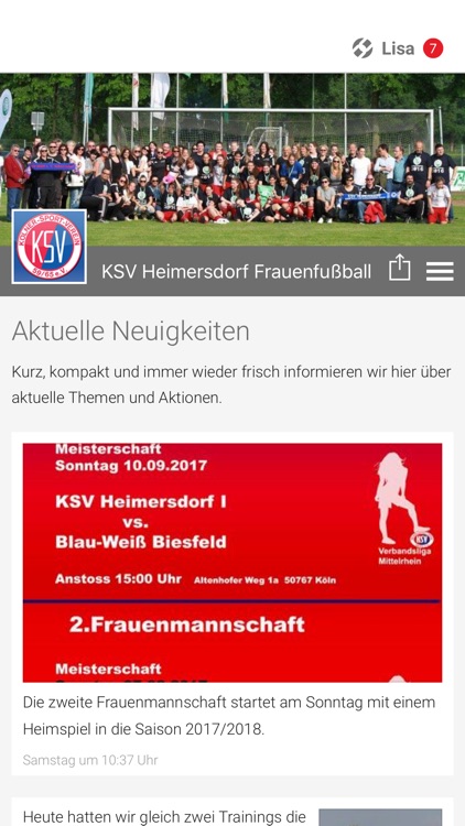 KSV Heimersdorf Frauenfußball