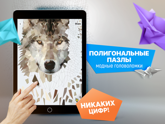 POLY ART - Цветная головоломка на iPad