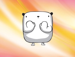 Now you can react to your friend's conversations with your favourite Square Bear Stickers