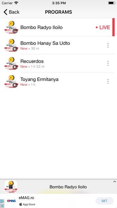 Bombo Radyo Philippines screenshot 4
