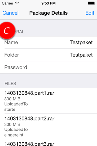 pyLoad for iOS screenshot 2