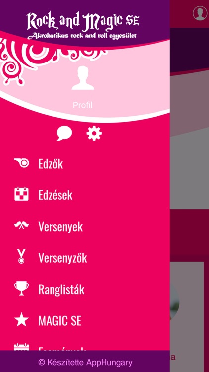 Rock & Magic Sporegyesület Hivatalos Applikációja