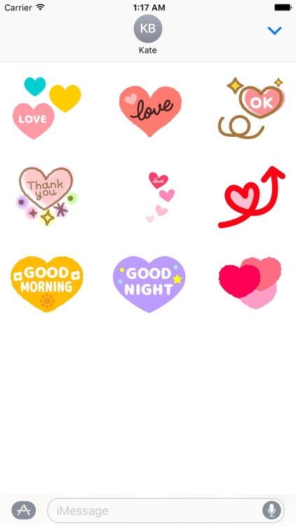 Animated Heart and Love Emoji