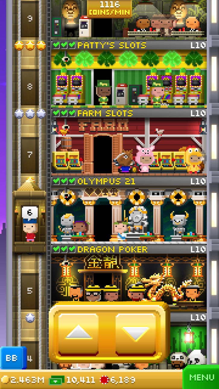 Tiny Tower Vegas - Free Hack screenshot 3 - iOS game interface