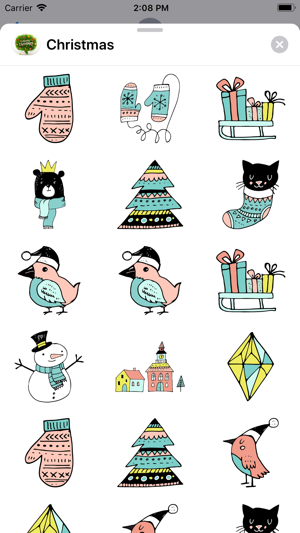 Merry Christmas Winter Emoji(圖1)-速報App