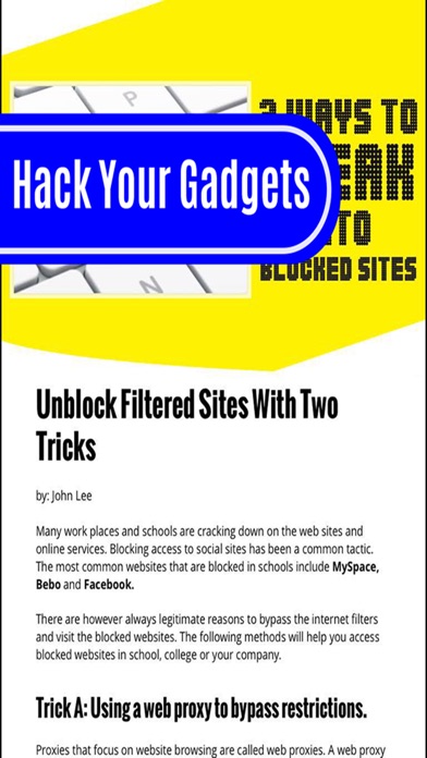 Life Hacks Magazine screenshot1