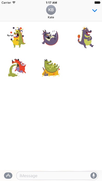 Cute Dragon - DragonMoji Sticker screenshot 2
