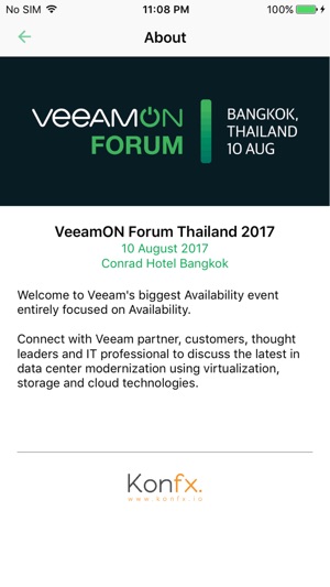 VeeamON Forum Thailand 2017(圖3)-速報App