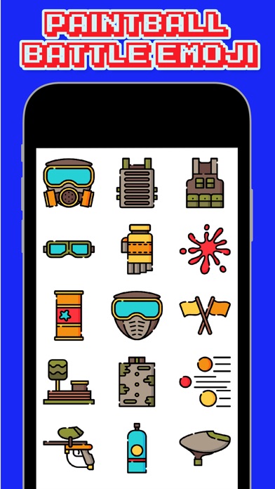 Paintball Battle Emoji screenshot 3