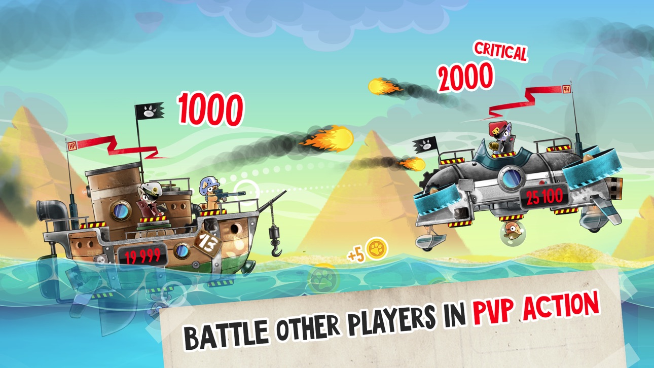 Cats vs Pigs: Battle Arena Hack screenshot 1 - iOS game interface