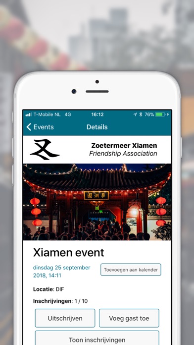 Businessclub Zoetermeer Xiamen screenshot 3