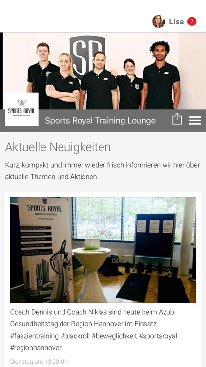 Sports Royal Training Lounge