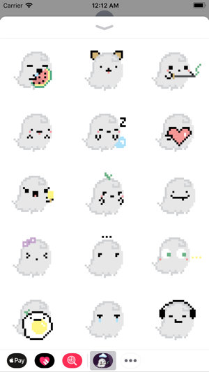 Kawaii Pixel Ghost Stickers(圖3)-速報App