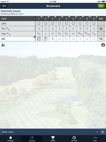 University Golf Club screenshot 3