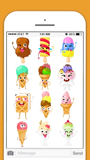 Ice Cream Emoji and Popsicle Emoji Stickers(圖2)-速報App