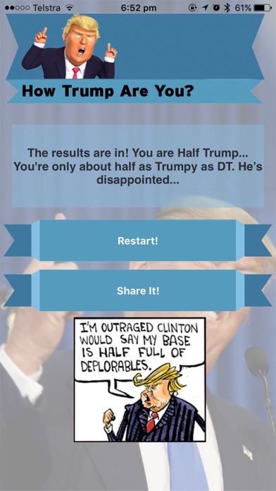 How Donald Trump Are You? screenshot 4