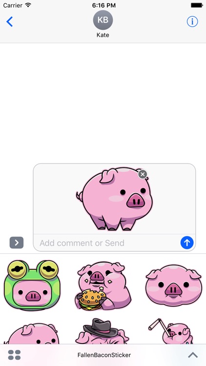 Fallen Bacon Stickers