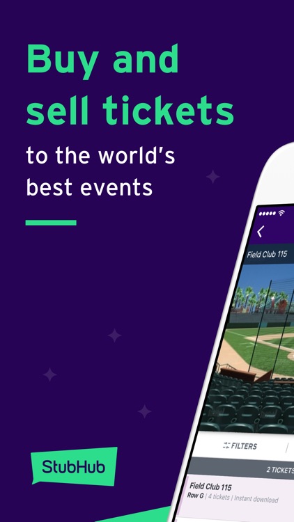 StubHub - Tickets to Sports, Concerts & Theatre screenshot-0
