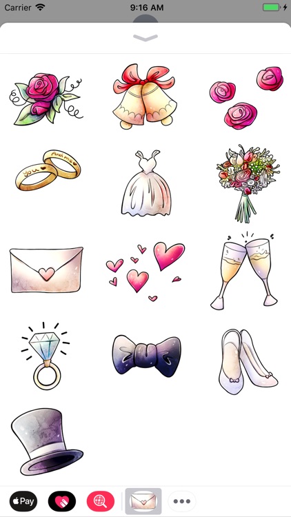 Wedding Stickers by Rike's Art