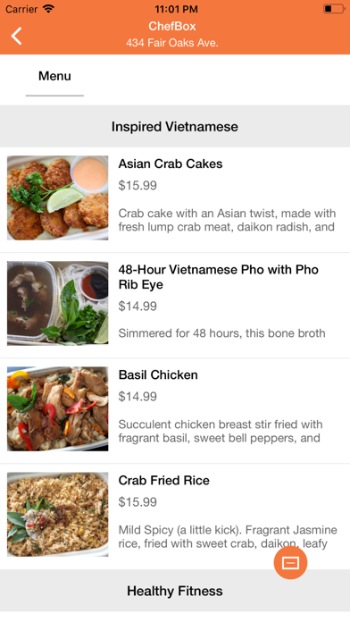 ChefBox Meals screenshot 2