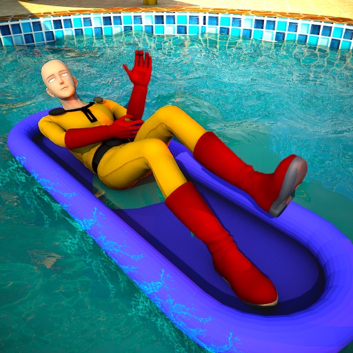 Superhero Water Slider 2018 icon