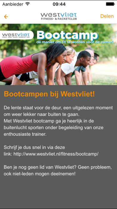 Westvliet fitness-& racketclub screenshot 2