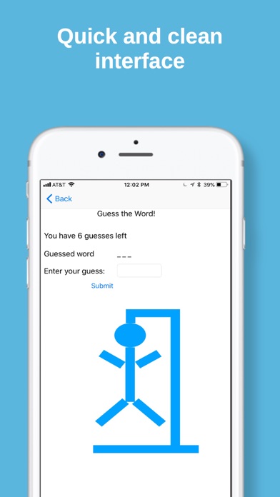 The Hangman App screenshot 2