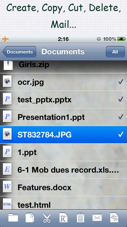 ZipManager - "Zip/Unzip for mail and safari..." screenshot-3
