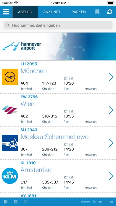 HAJ Hannover Airport screenshot 2