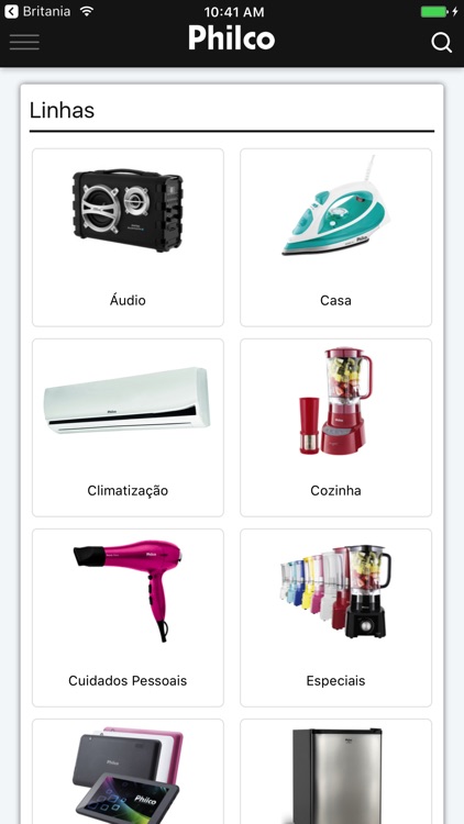 Catálogo de Produtos Philco