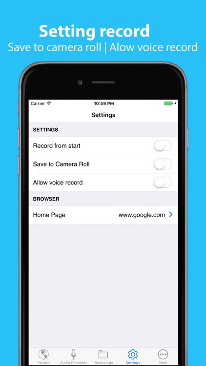 Web Recorder: Video Screen Record H5 for Browser